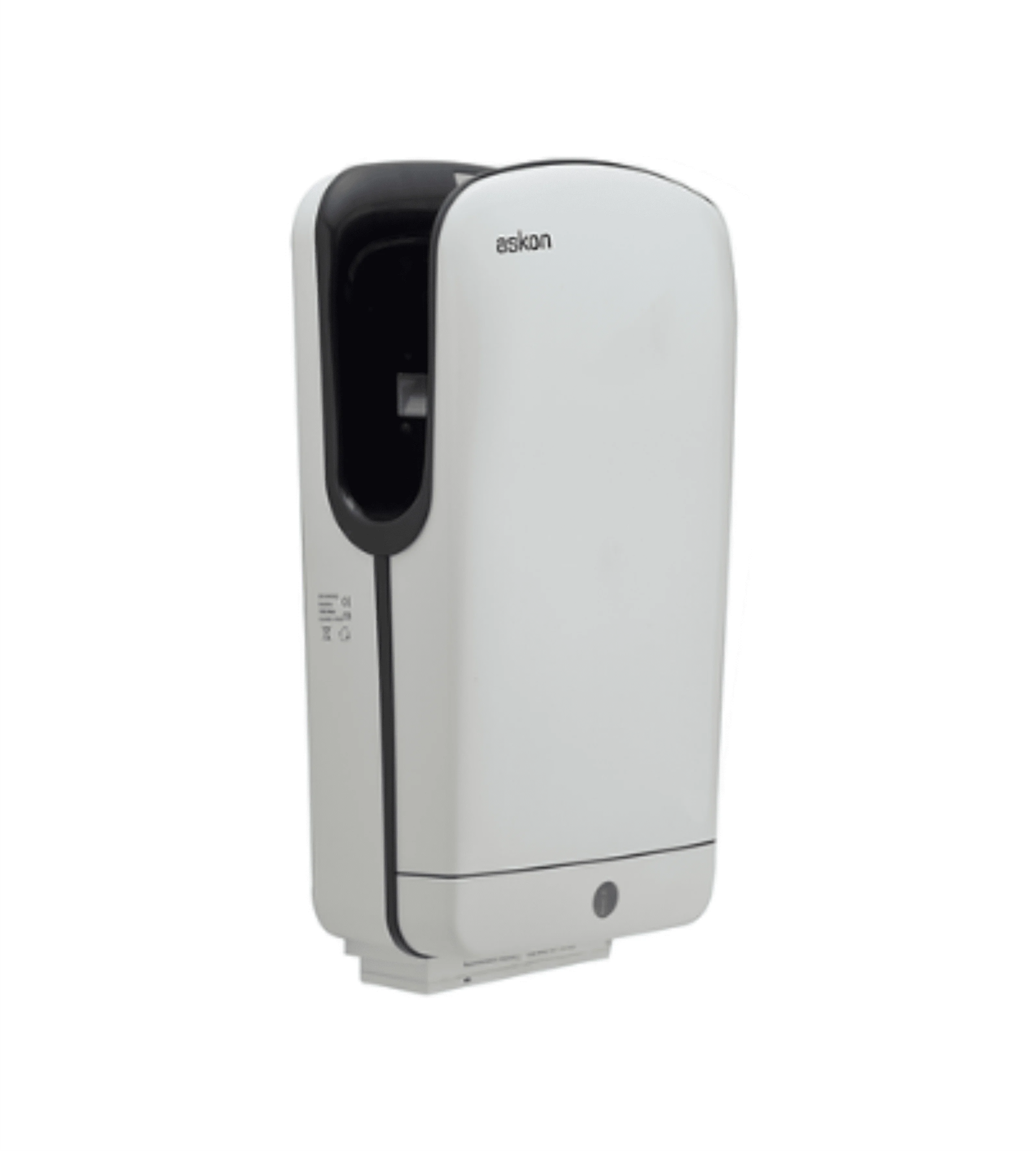 Dual Jet Hand Dryers in white ABS MJ4